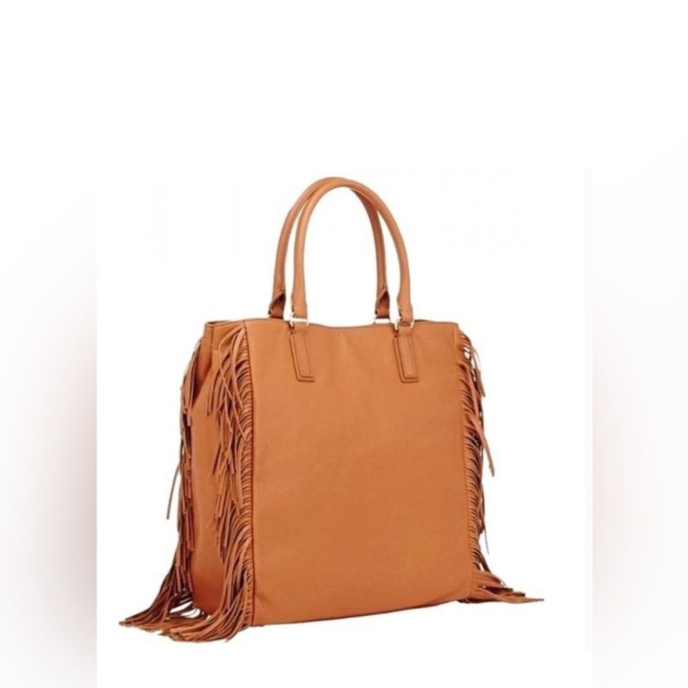 Barney’s New York Christine Lux festival Fringed Tote. NWT